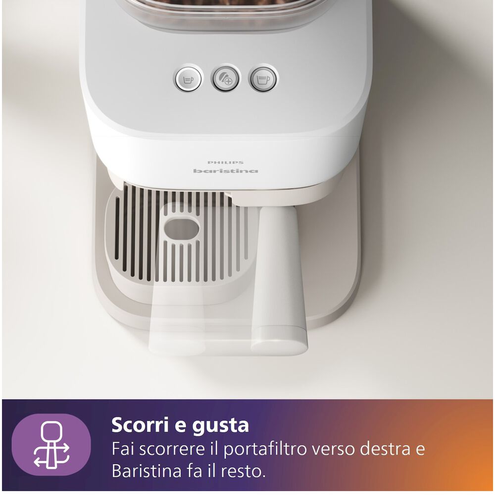 PHILIPS Baristina BAR303/00, Pressione pompa 16 bar, Potenza 1550 W - PRMG GRADING OOBN - 10%, image number 18