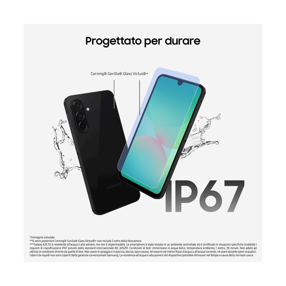 SAMSUNG Galaxy A26 5G 128GB, 128 GB, White - PRMG GRADING OOBN - 10%, image number 3